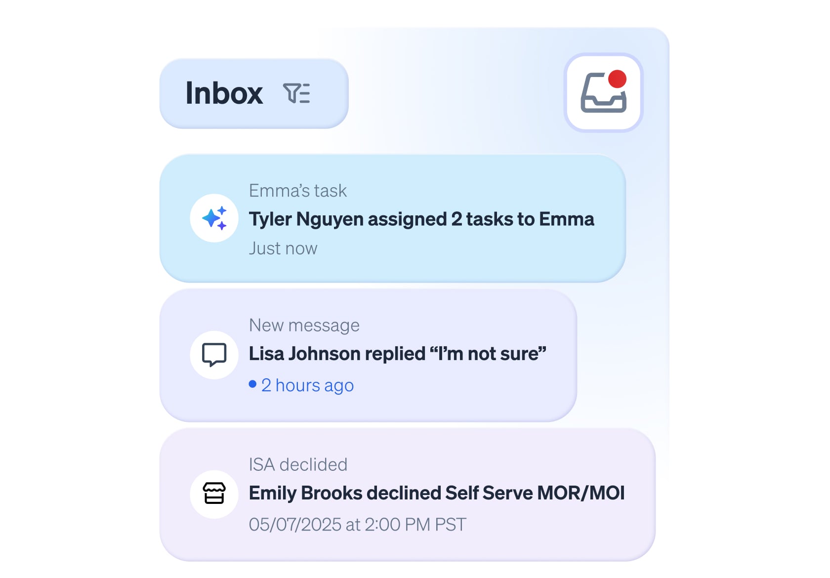 Real-time alerts